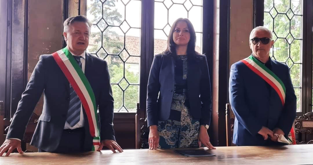 Ivana Stojiljkovic, sindaco Pierluigi Giacomello, sindaco Luigi Tassoni